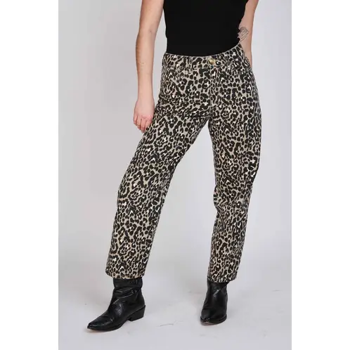 ECLIPSE - Jeans Straight Anastasia Animal Animal