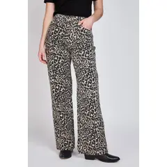 ECLIPSE - Jeans Wide Florencia Animal Animal
