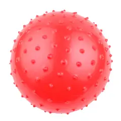 GENERICO - Pelota Yoga Pilates Balon Erizo Kine Masaje 20cm - Rojo