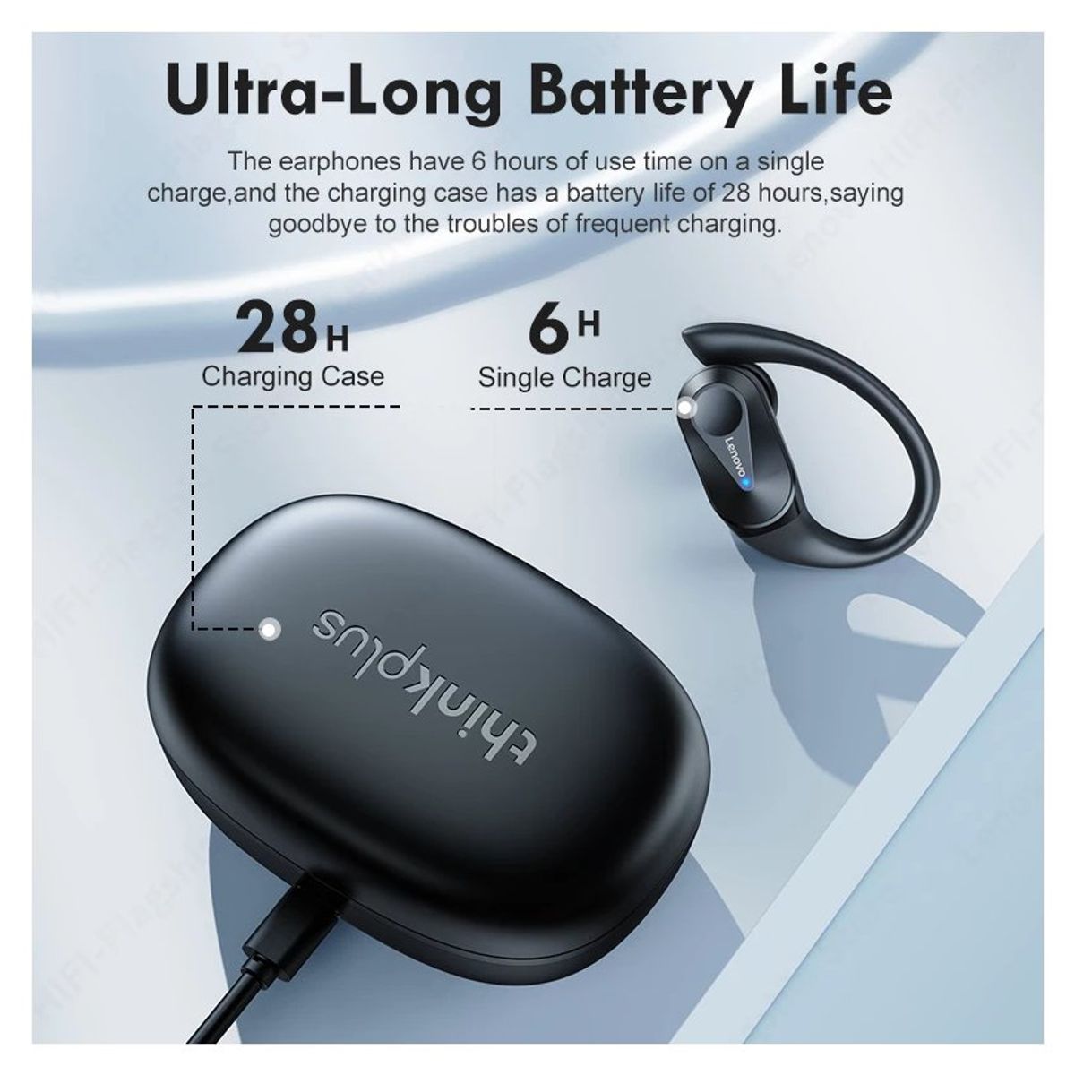 LENOVO - Set de 2 Audífonos Lenovo LP75 - Negro