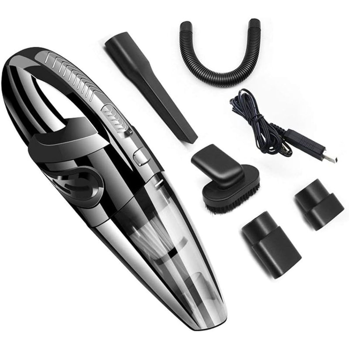 Aspiradora de Mano Inalámbrica Recargable con 6 Accesorios, marca MOVI - Foto Principal