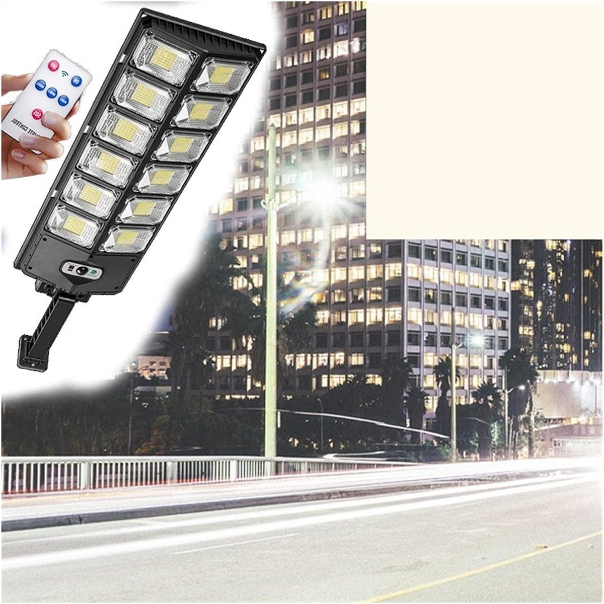 GENERICO - Farola Solar Integrada Para Exteriores Para Jardines Caminos