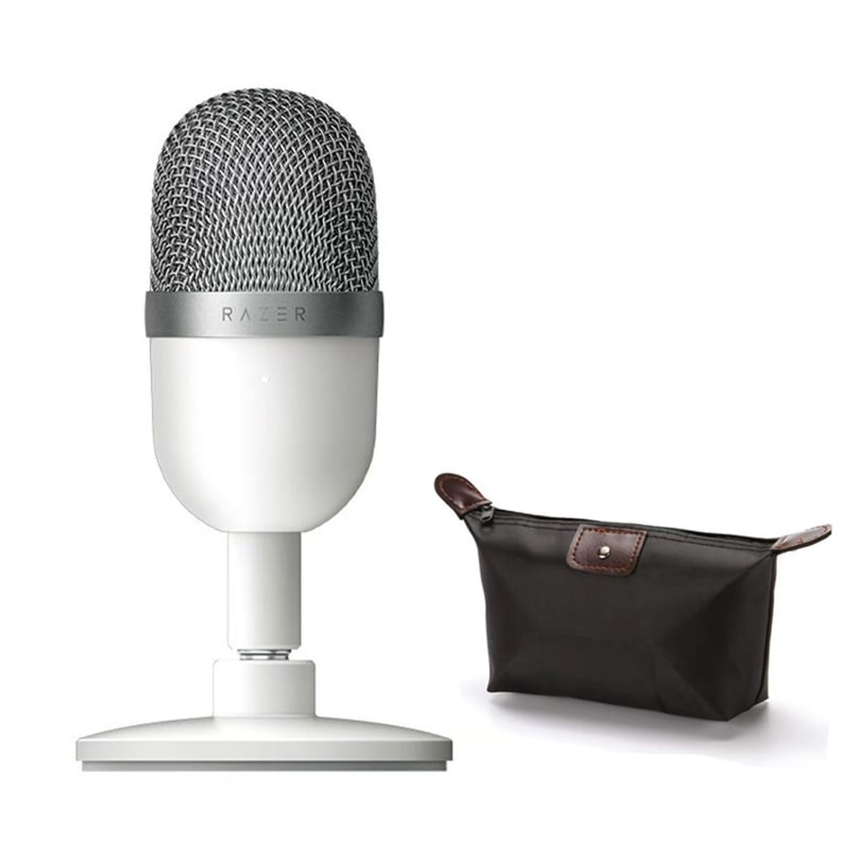 RAZER - Razer Seiren Mini USB Streaming Microphone Microphone-Blanco y Estuche