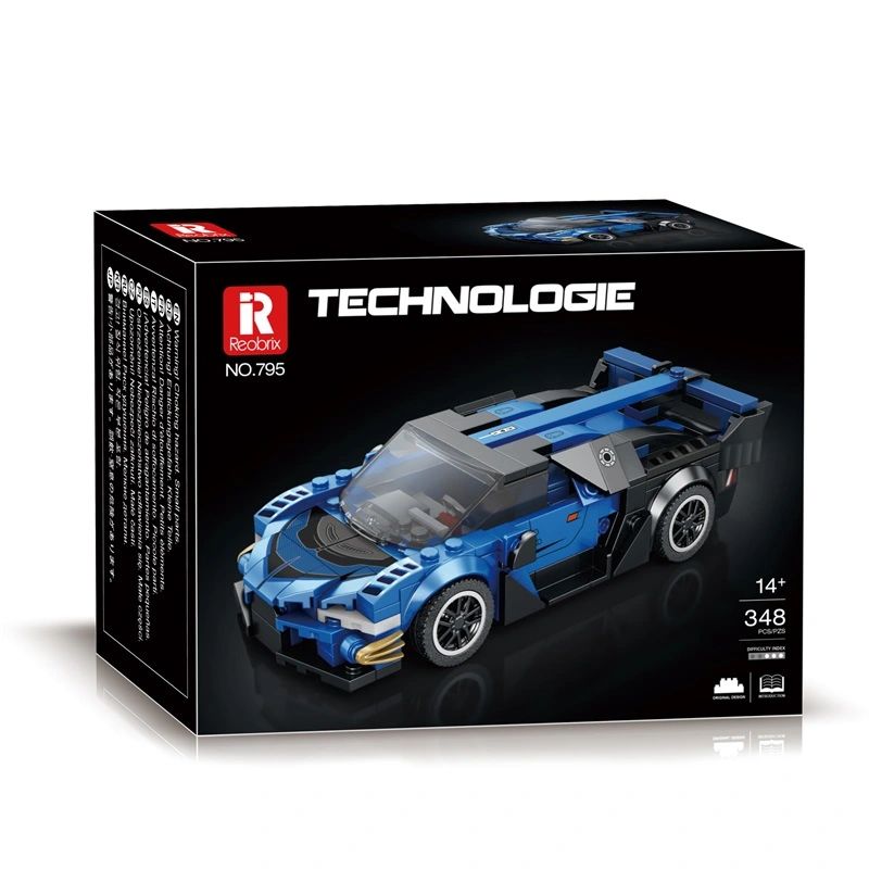 GENERICO - auto armable Bugatti Vision GT reobrix 356 piezas