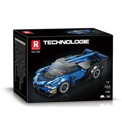GENERICO - Auto armable Bugatti Vision GT reobrix 356 piezas