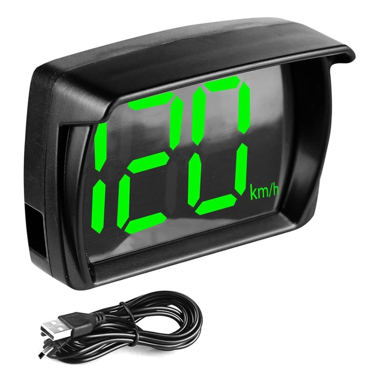 GENERICO - Medidor Velocidad Velocímetro Digital Usb Kmh Mide Por Gps