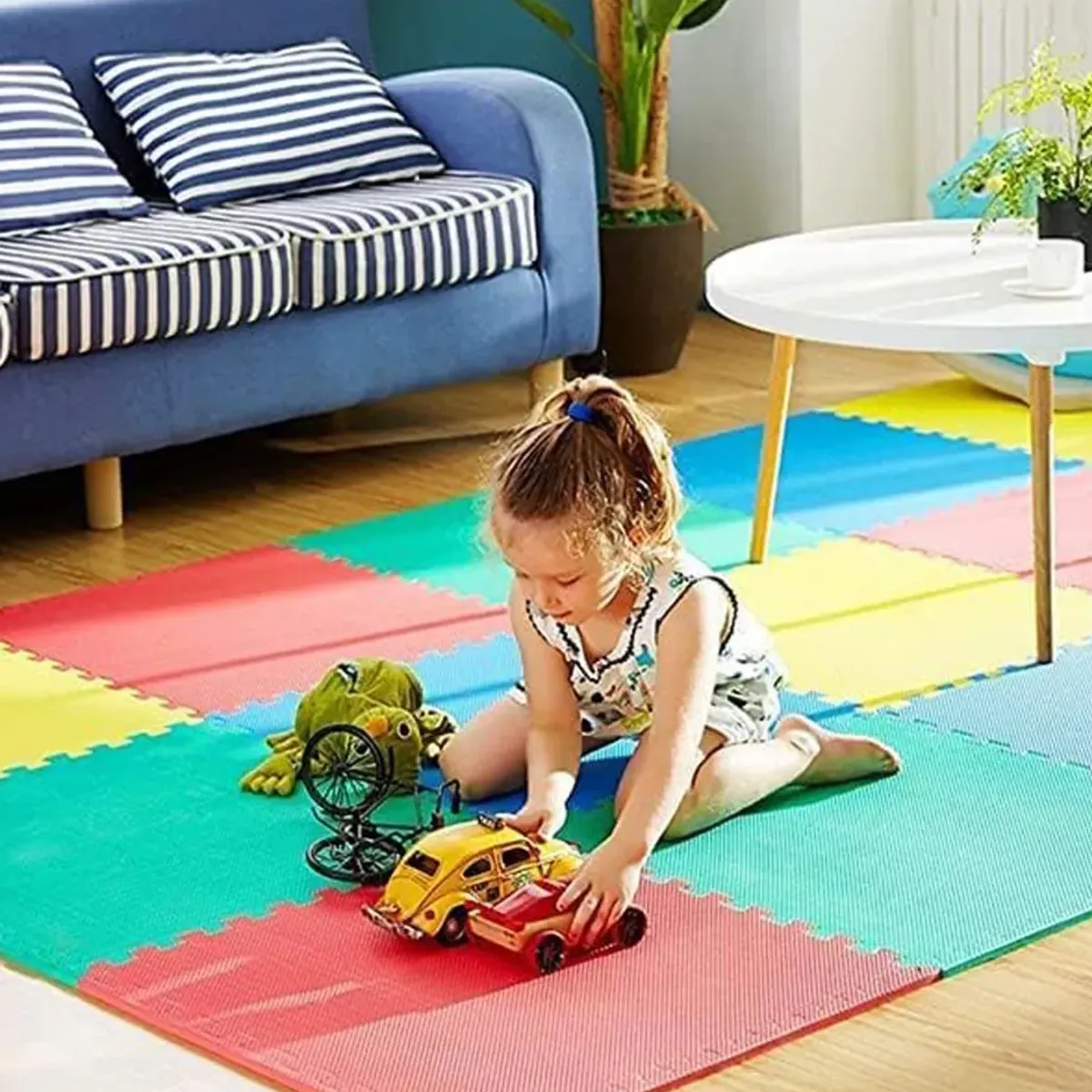 SUPERCENTER - Pack 8 Unidad Piso Puzzle Alfombra Goma Eva Antigolpes 60x60