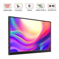 Monitor Portatil 10,5 Pulgadas 100 SRGB HDR Pantalla IPS Negro