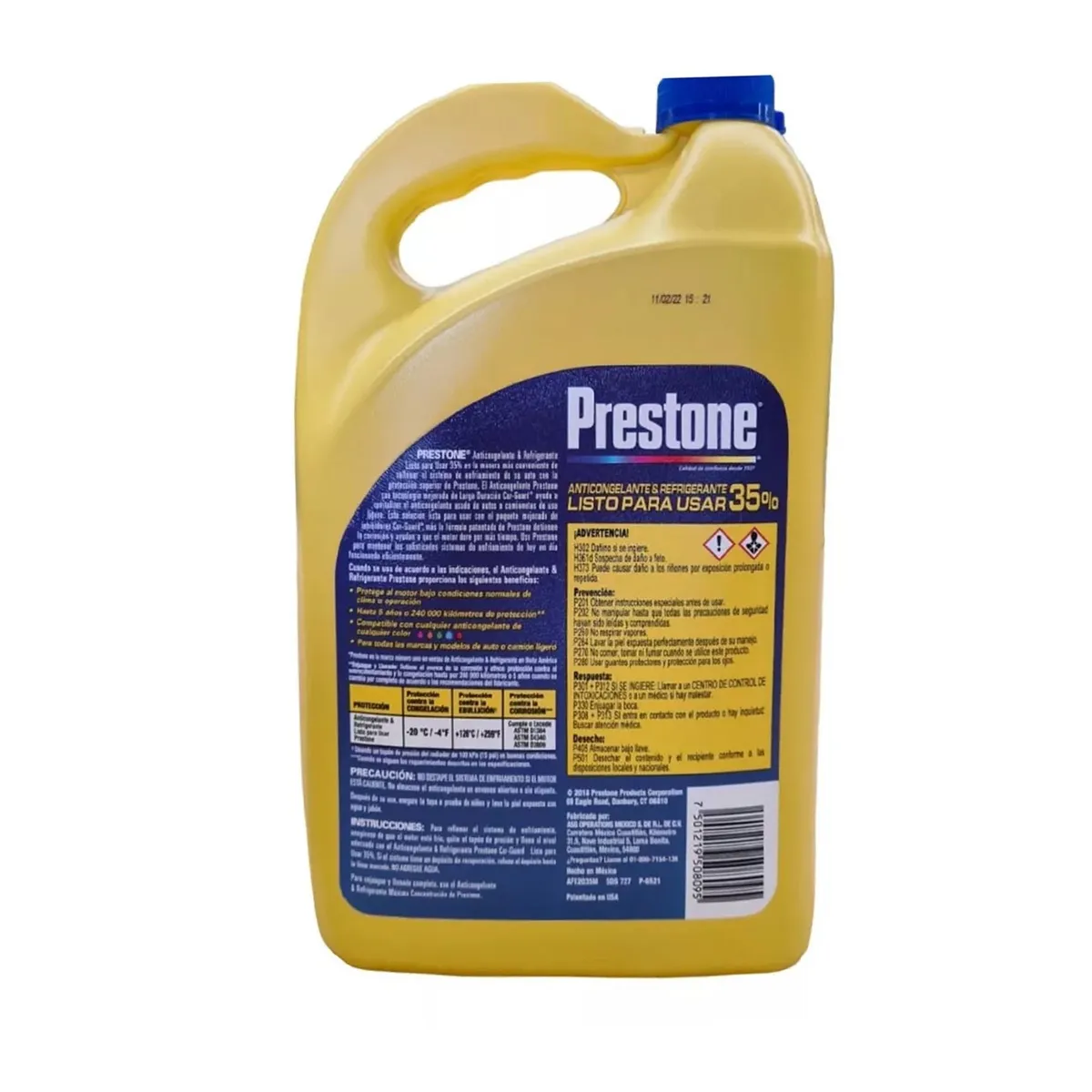 PRESTONE - Prestone Refrigerante Anticongelante Cord-Guard 35% 378L