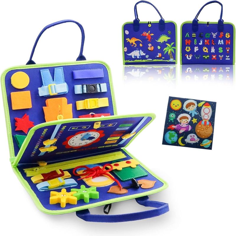 GENERICO - Tablero Sensoriales Interactivo Montessori Juego Educativo