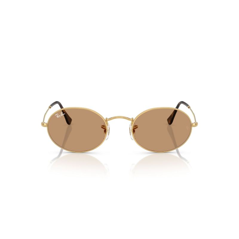 RAY BAN - Lentes de Sol Oval Dorado Ray-Ban