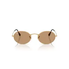 RAY BAN - Lentes de Sol Oval Dorado Ray-Ban