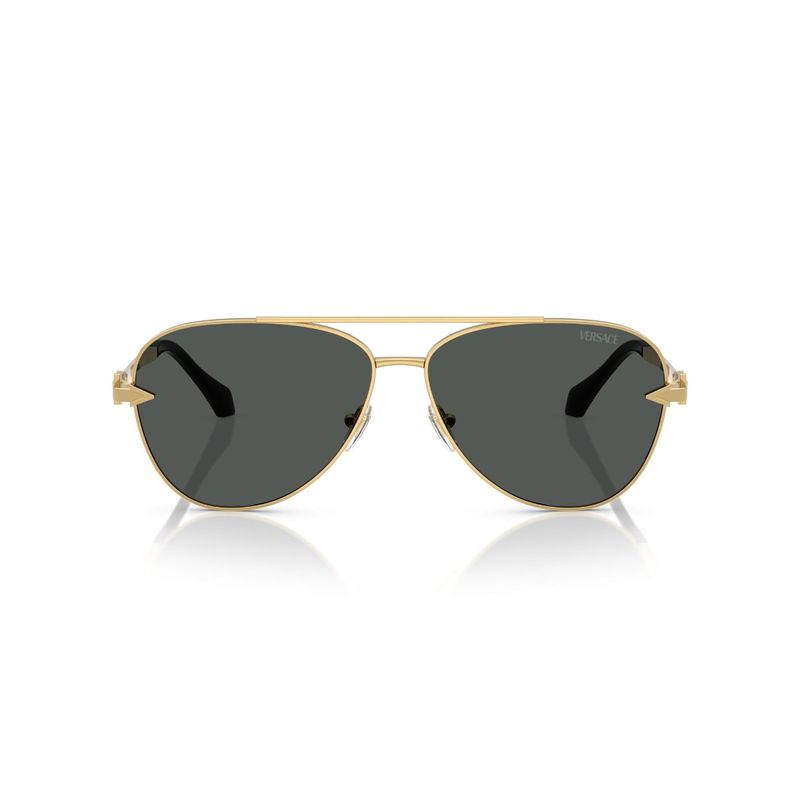 VERSACE - Lentes de Sol Dorado Versace