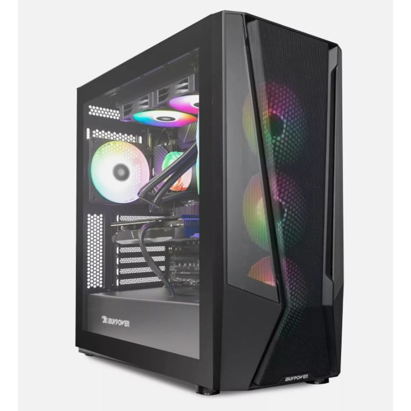 IBUYPOWER - PC GAMER DESKTOP IBUYPOWER i7-13700F RTX 4060 32GB DDR5 1TB SSD Liquid Cooled