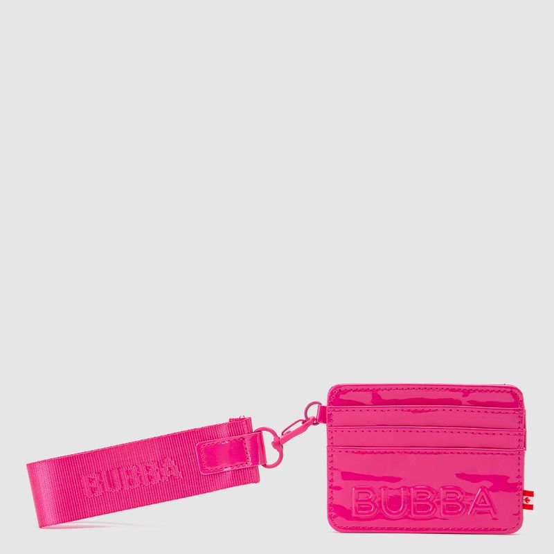 BUBBA - Tarjetero Charol Pink Bubba Essentials