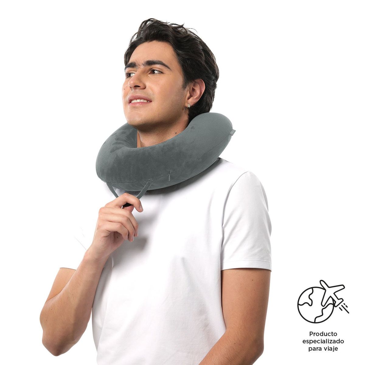 TOTTO - Almohada Cuello de Viaje Memory Foam Jet Pillow Totto