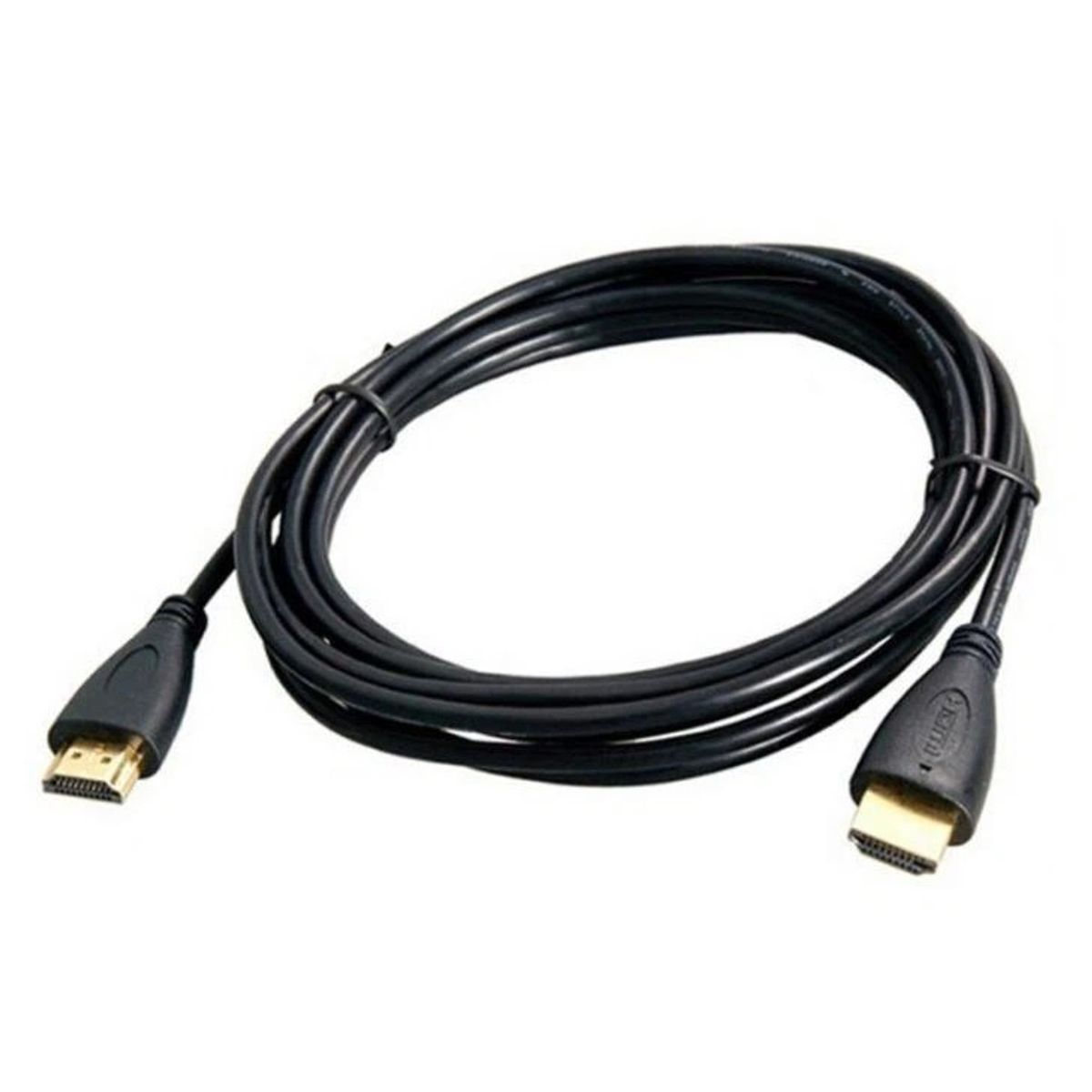 GENERICO - Cable HDMI Redondo Negro 5 MTS 1080p