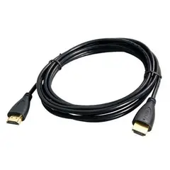 GENERICO - Cable HDMI Redondo Negro 5 MTS 1080p