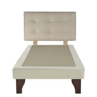 BASE CON RESPALDO 1.5 PLAZAS 105X190 CM