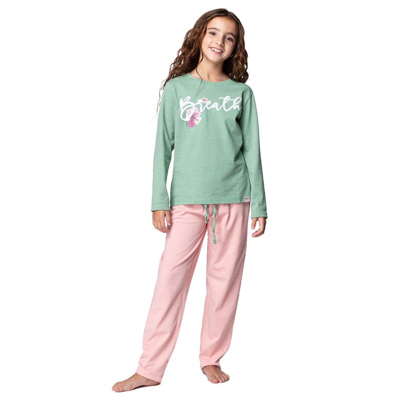 TOP - Pijama Largo Niña Algodón Invierno C2 Top