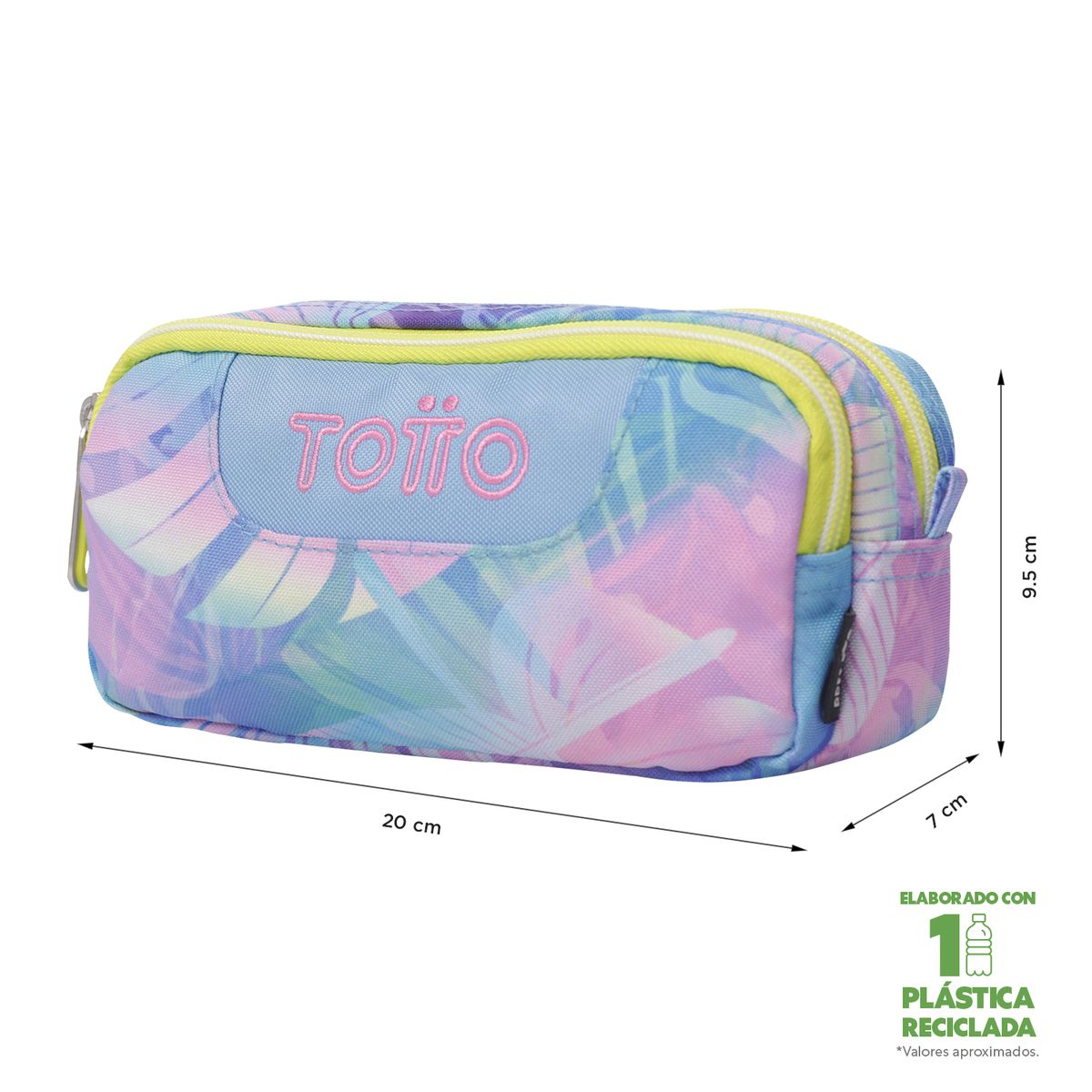 TOTTO - Estuche Escolar Multiuso Niña Escolar Sobre Totto
