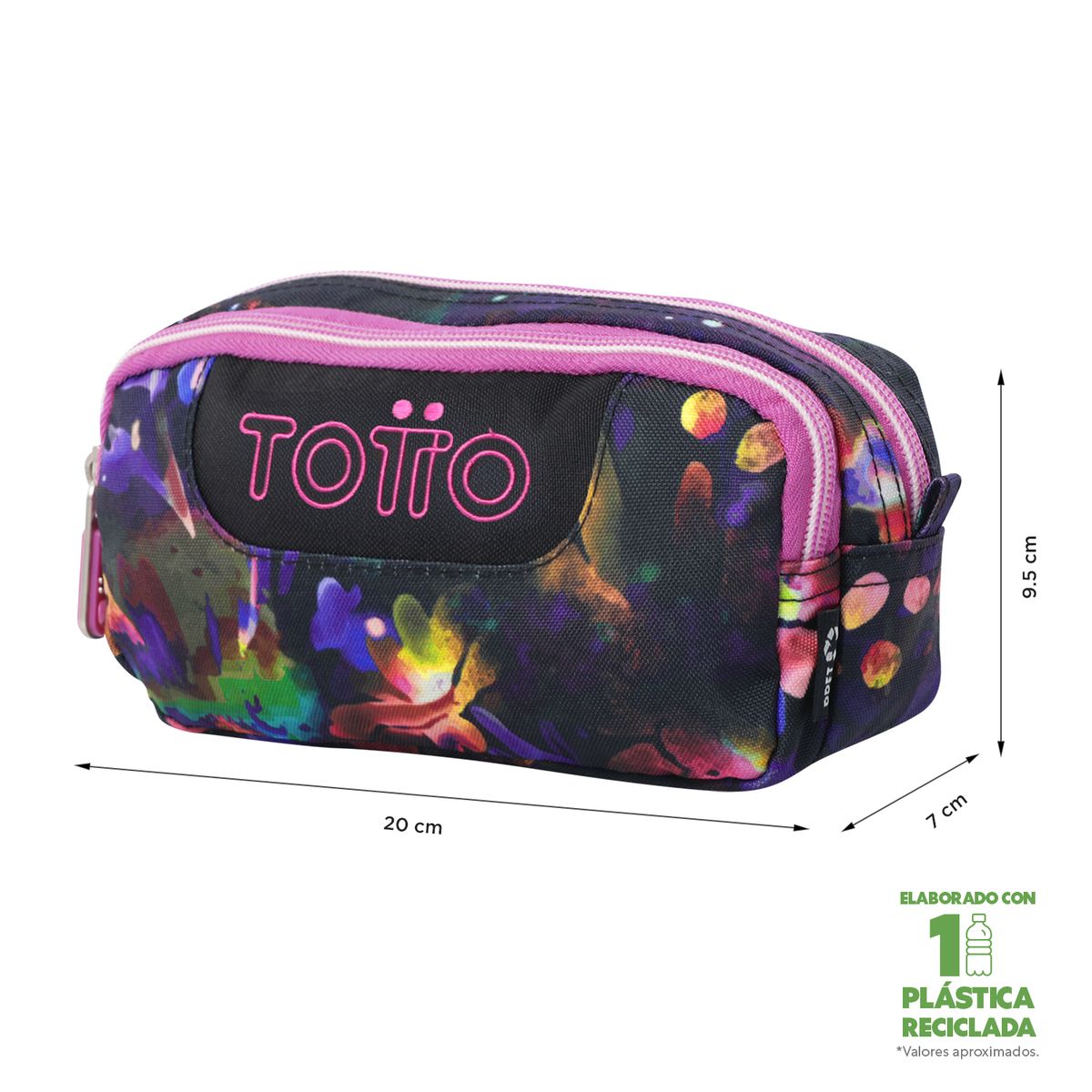TOTTO - Estuche Escolar Multiuso Niña Escolar Sobre Totto