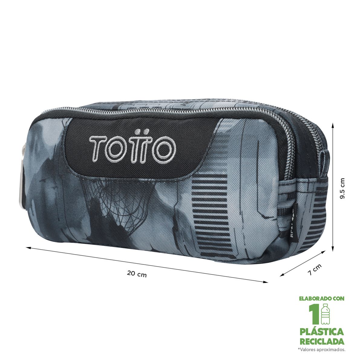 TOTTO - Estuche Escolar Multiuso Niño Escolar Sobre Totto