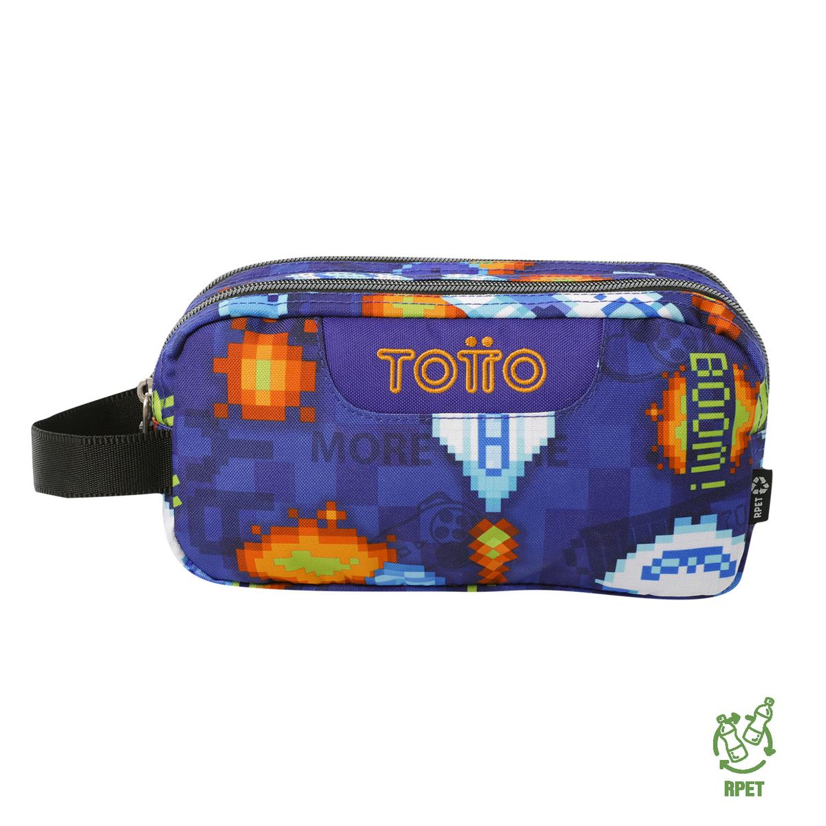 TOTTO - Estuche Escolar Multiuso Niño Escuadra Totto