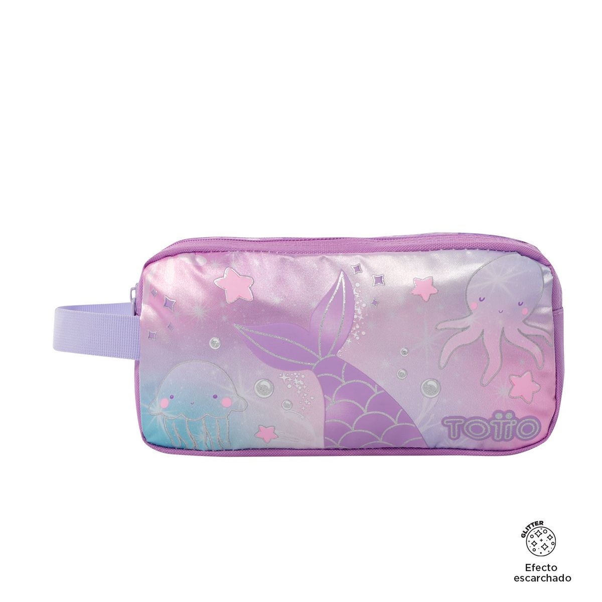 TOTTO - Estuche Escolar Multiuso para Niña Sireny Totto