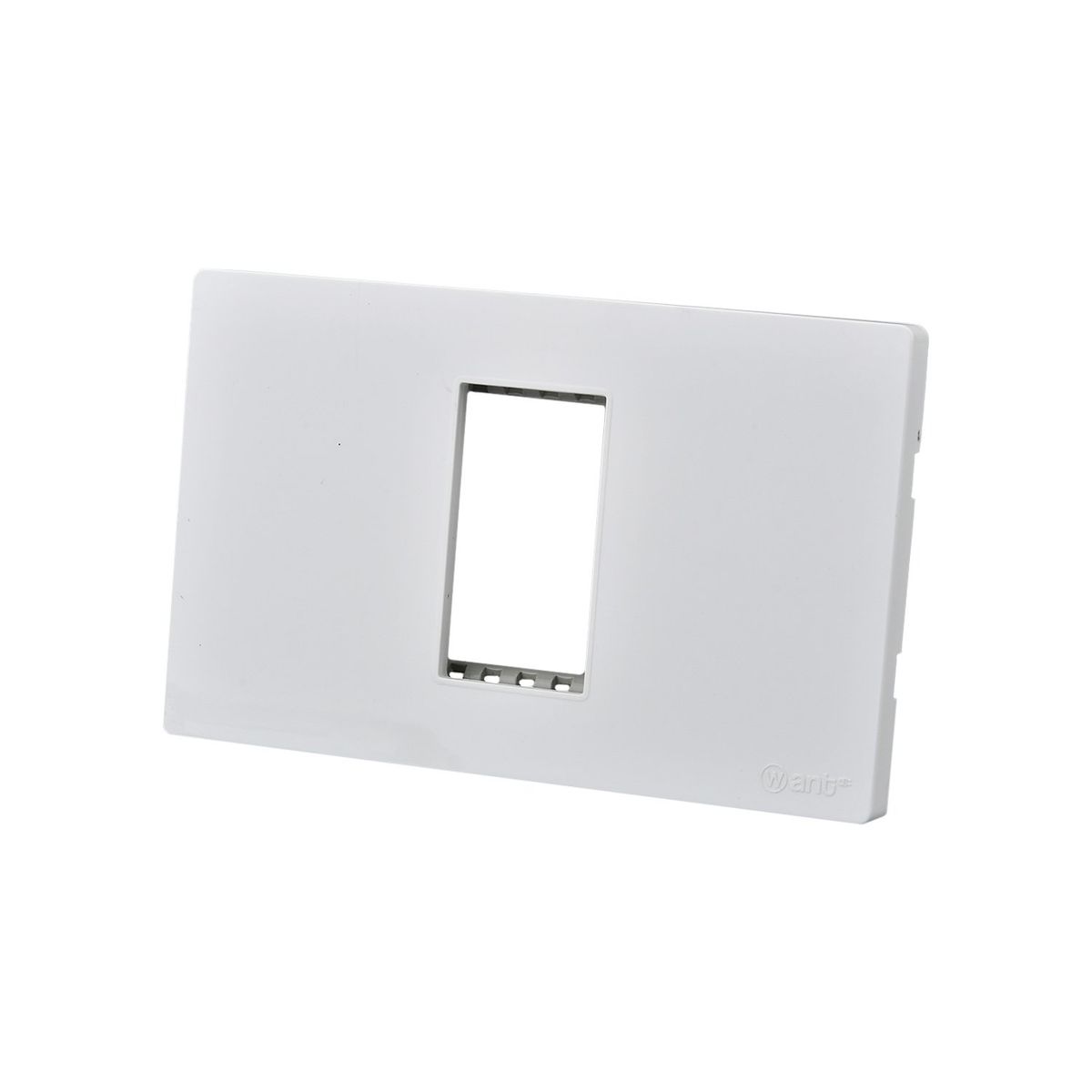 WANT - Pack 20 Placas Simple con Soporte Metálico - Blanco