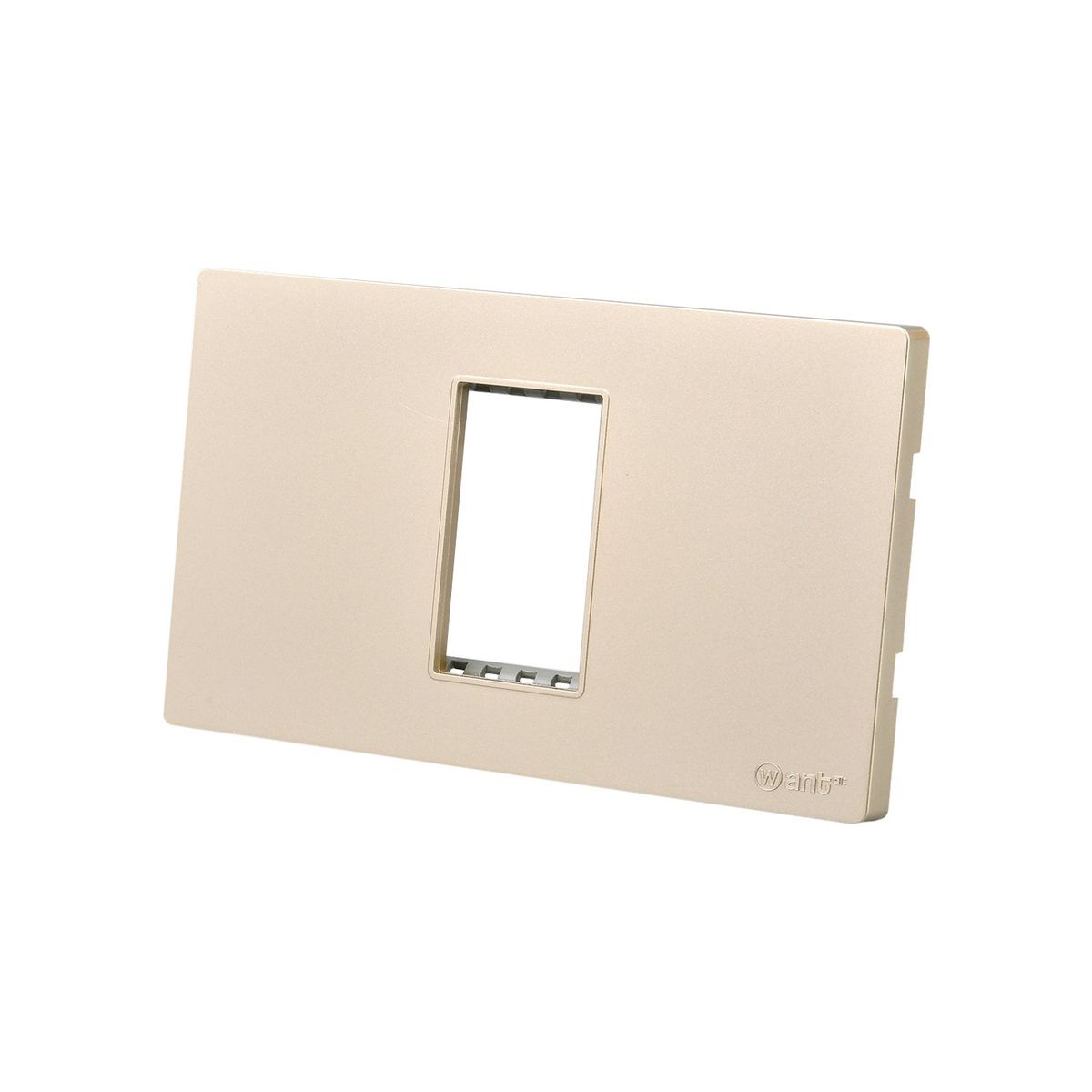 WANT - Pack 20 Placas Simple con Soporte Metálico - Dorado