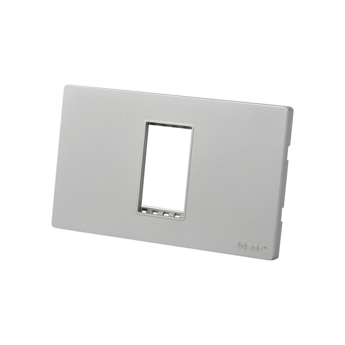 WANT - Pack 20 Placas Simple con Soporte Metálico - Gris