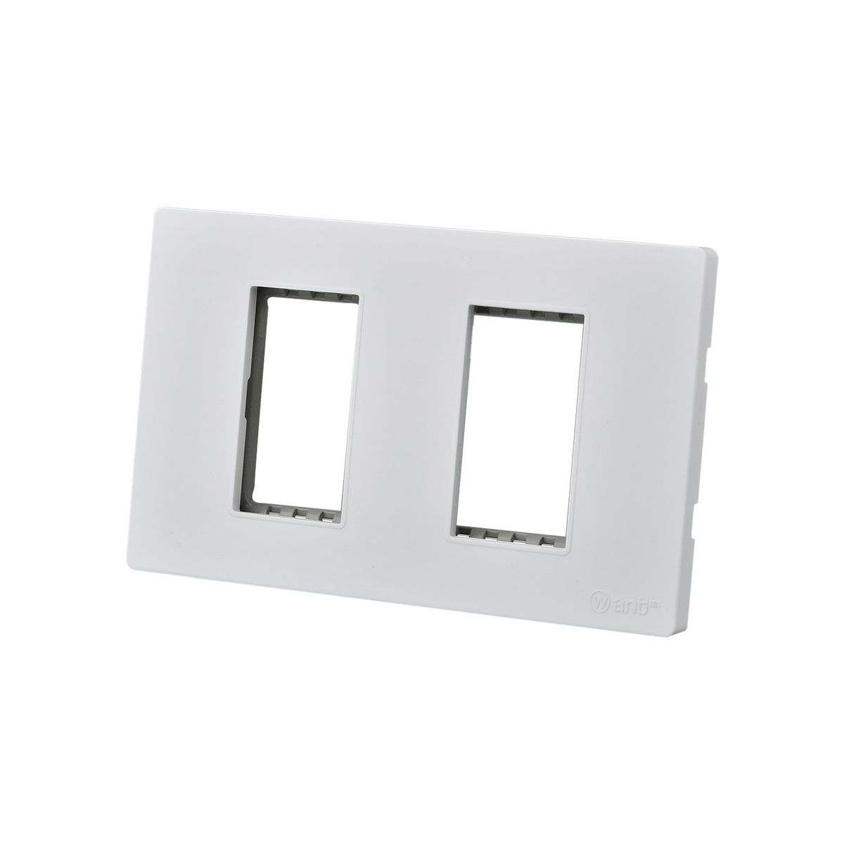WANT - Pack 20 Placas Doble con Soporte Metálico - Blanco
