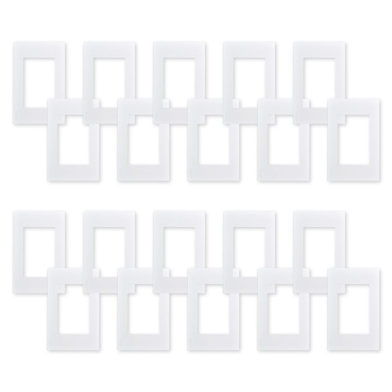 WANT - Pack 20 Placas Triple con Soporte Metálico - Blanco