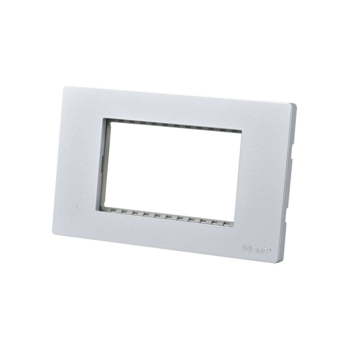 WANT - Pack 20 Placas Triple con Soporte Metálico - Plata