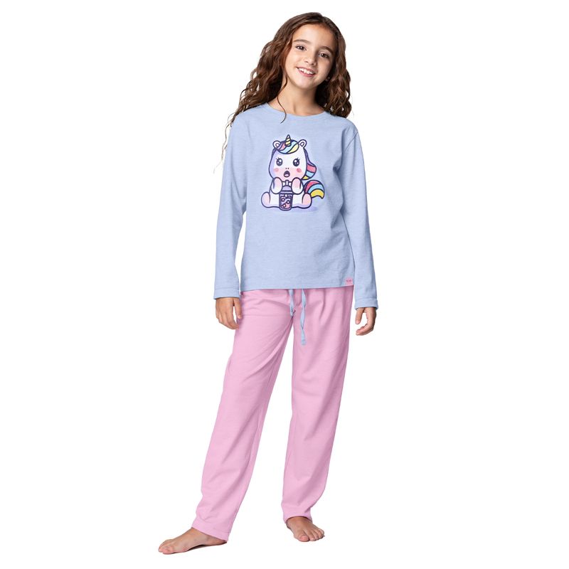 TOP - Pijama Largo Algodón Niña Invierno C2 Top