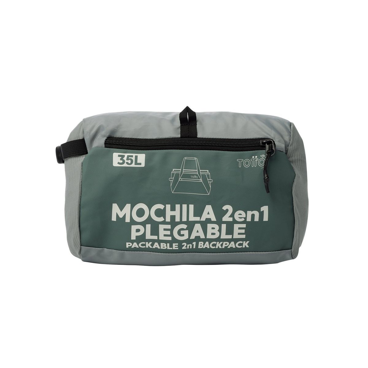 TOTTO - Bolso de Viaje 2 en 1 Rever 35 Mediano Totto