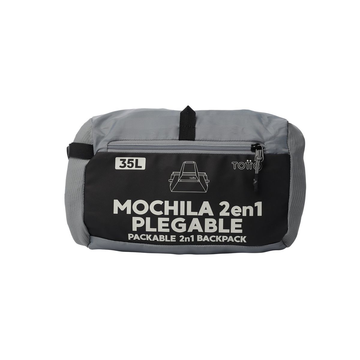 TOTTO - Bolso de Viaje 2 en 1 Rever 35 Mediano Totto