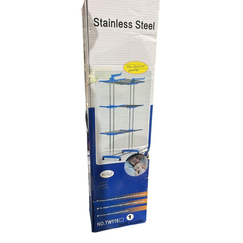 GENERICO - Tendedero Organizador Colgador Ropa Plegable Secador Ropa