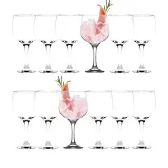 CRISTAR - Set 12 Copas Gin Tonic Clasico Cocktail Vidrio 653mL