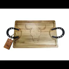 WAYU - Tabla Para Picar Mediana Diseño Herradura 45cm Asado