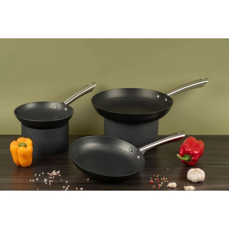 WAYU - Sarten Redondo Wayu 20cm Iron Cast Acero Resistente Cocina