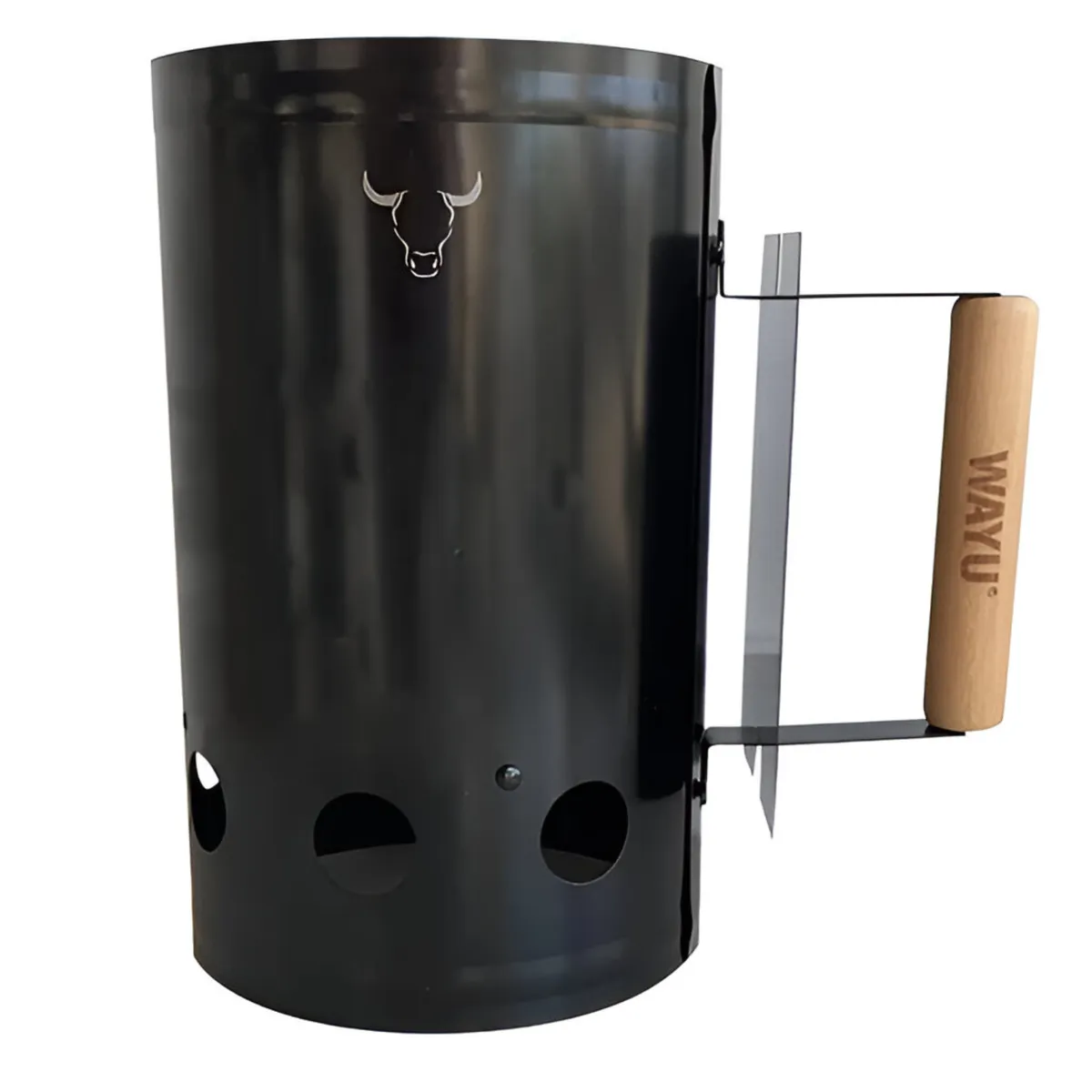 WAYU - Chimenea De Acero Iniciador Fuego Carbon Rapido Parrilla Wayu