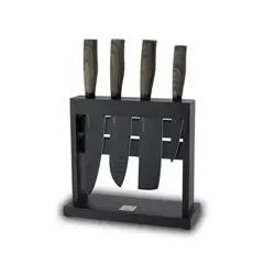 WAYU - Conjunto De Cuchillos Acero Taco 4 Pcs Negro