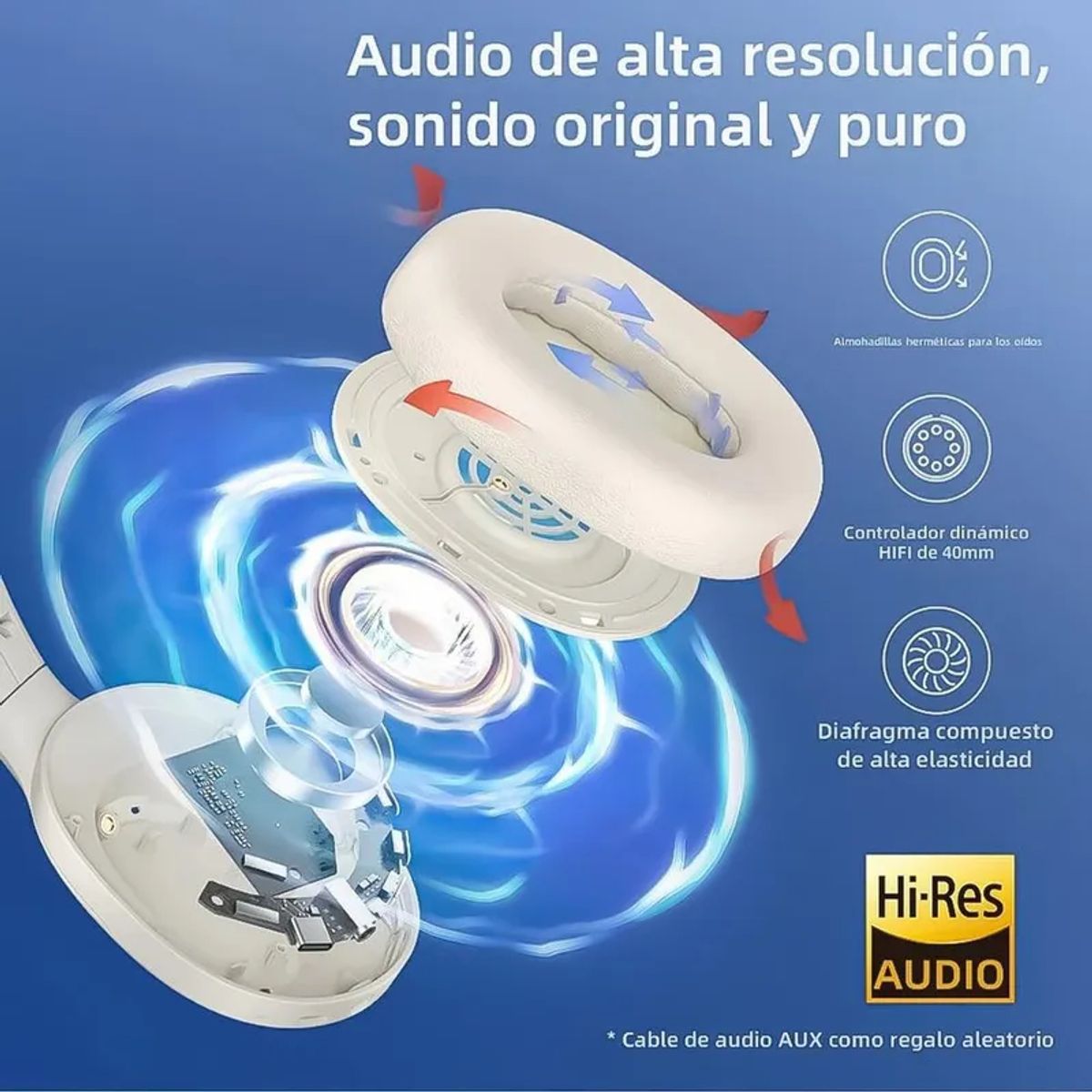 HAYLOU - Auriculares Audífonos Inalámbricos Haylou S35 Anc Hibrid Bluetooth