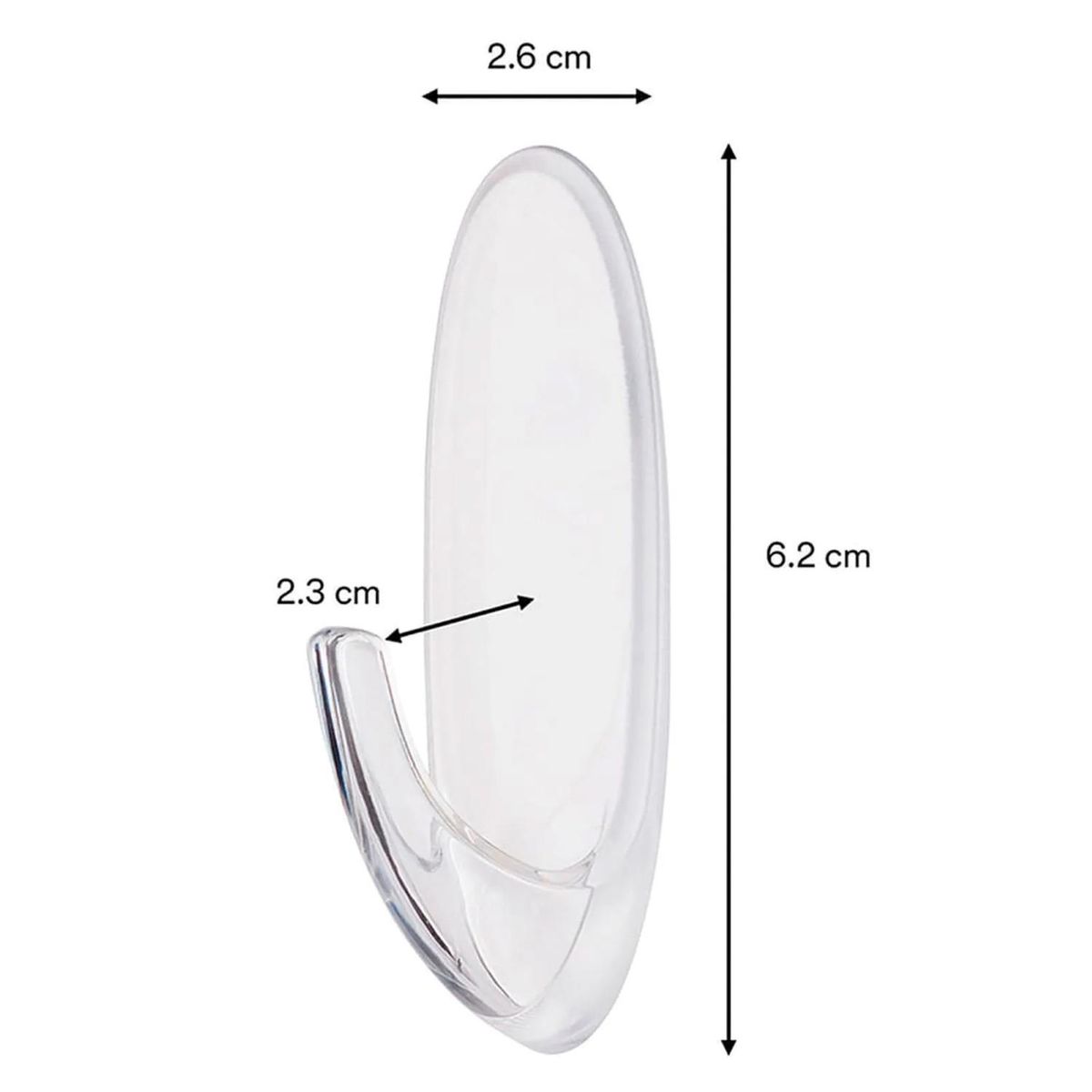 3M - Ganchos transparentes medianos 2u 17091CLR Command 3M