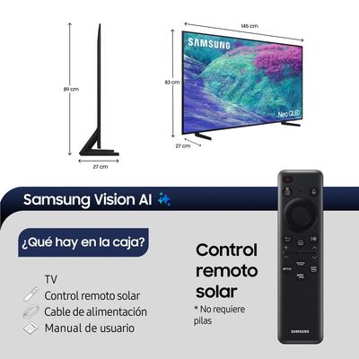 Imagen 2 del producto 65 Neo QLED 4K QN1EF Vision AI Smart TV 2025