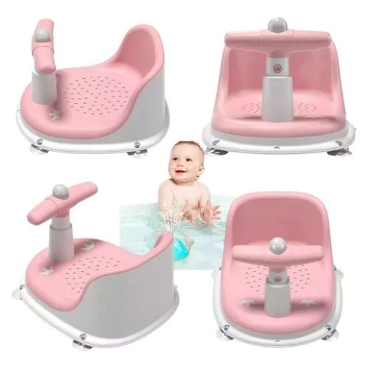 GENERICO - Silla De Ducha Para Bebes Asiento De Baño
