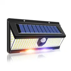 N NISHA ONLINE - Foco Aplique Solar de 172 LED + 18 LED DE EMERGENCIA