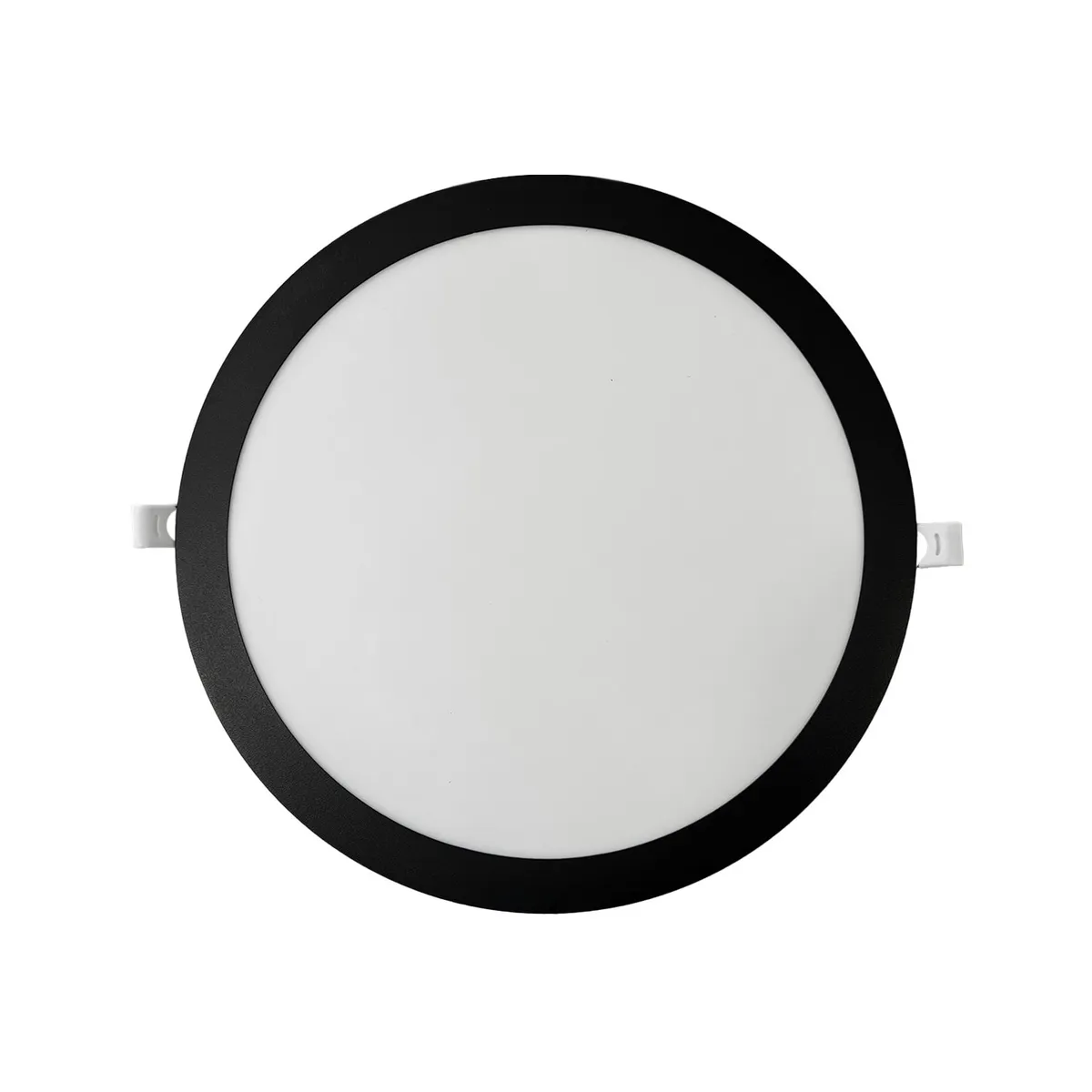 AVC - Panel Redondo LED Embutido Negro 24W - Neutro